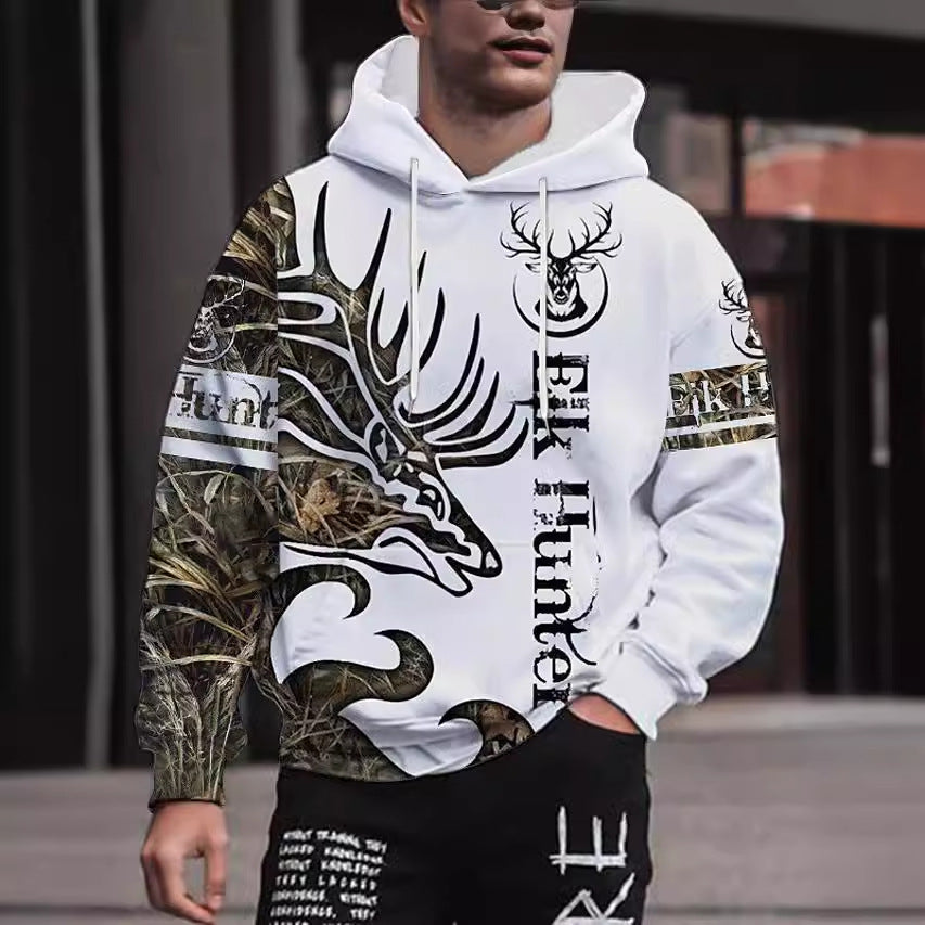 New Trendy Domineering Tiger 3D Digital Printing Men&#039;s Personalized Novelty Hoodie Sweatshirt