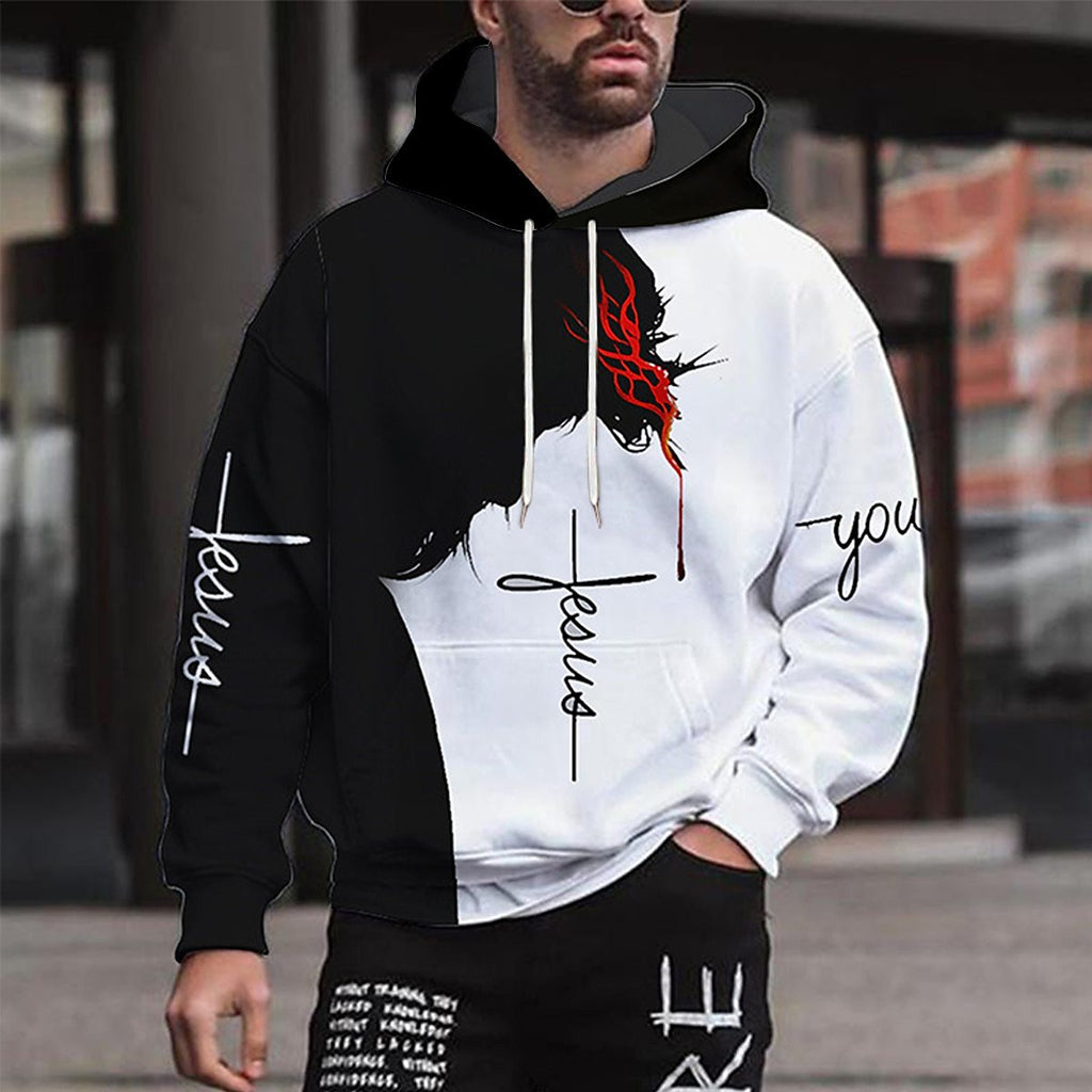 New Trendy Domineering Tiger 3D Digital Printing Men&#039;s Personalized Novelty Hoodie Sweatshirt
